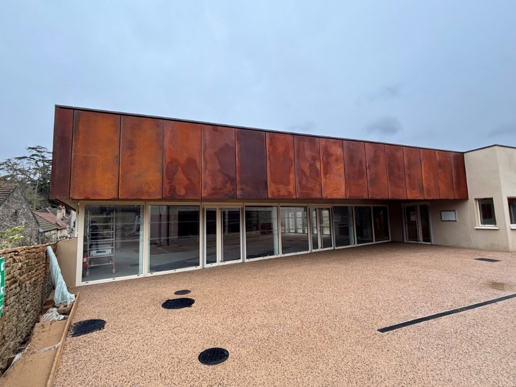 Bardage métallique type Corten